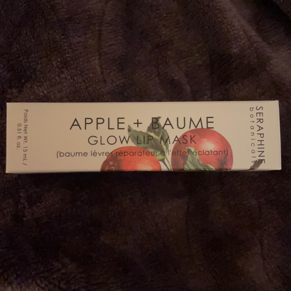 Seraphine Botanicals Apple + Baume Glow Lip Mask
